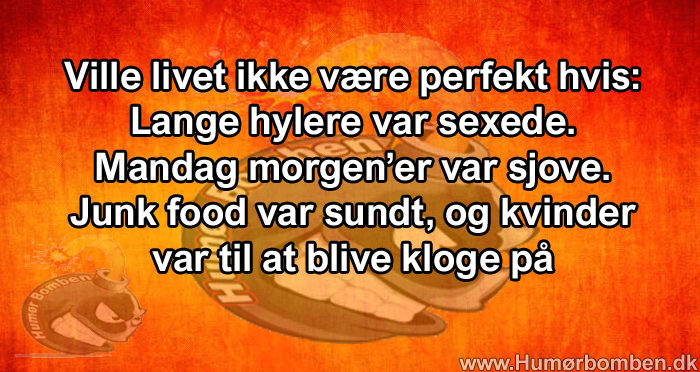 Ville livet ikke være perfekt