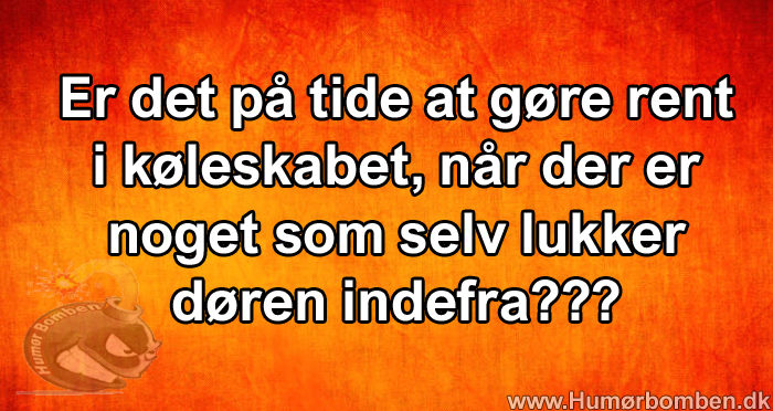 Er det på tide at gøre rent i køleskabet