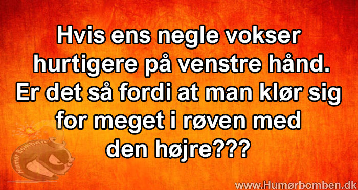 Hvis ens negle vokser
