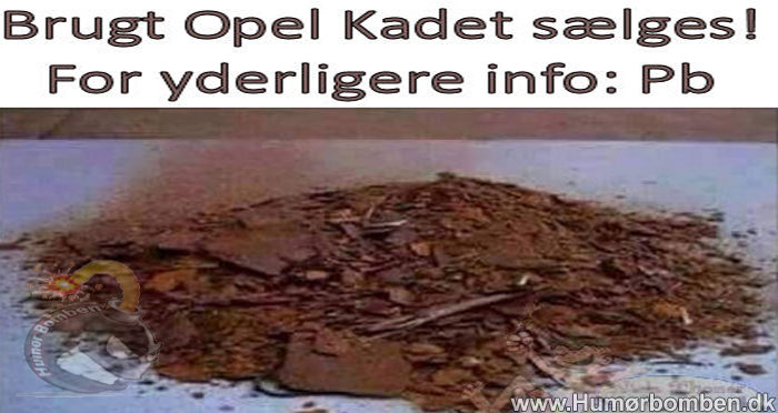 Brugt Opel Kadet sælges