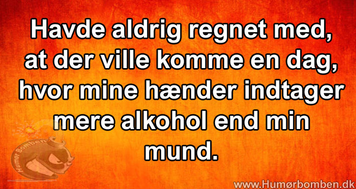 Havde aldrig regnet med
