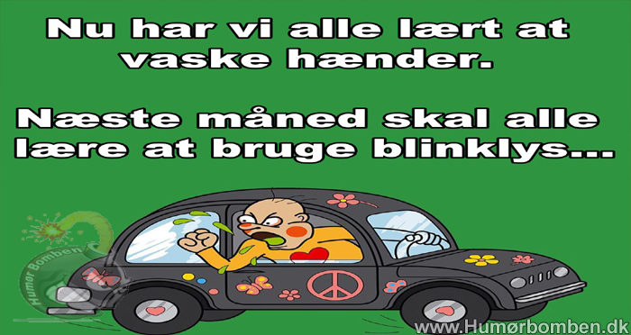 Nu har vi alle lært at vaske hænder