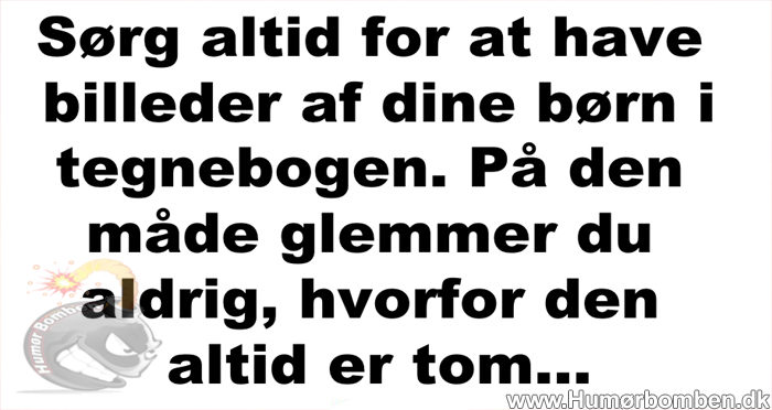 Sørg altid for at have billeder af dine børn i tegnebogen
