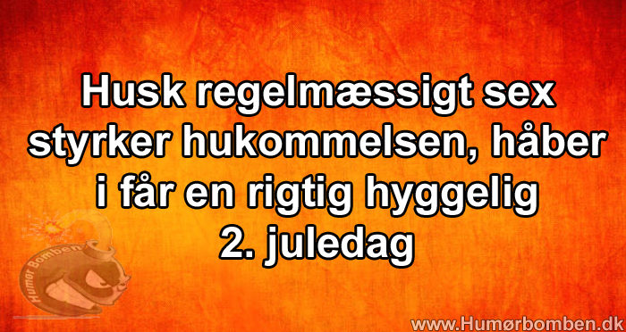 Husk regelmæssigt