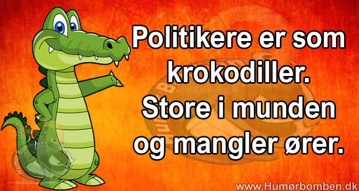 Politikere er som krokodiller