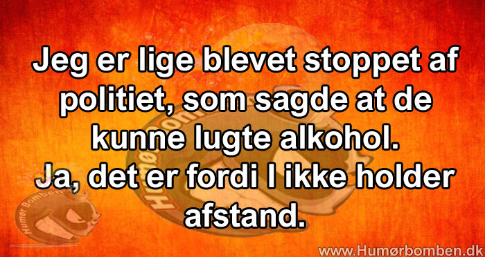 Jeg er lige blevet stoppet af politiet