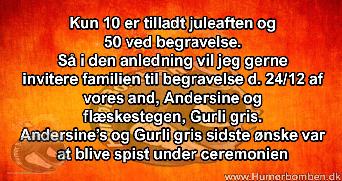 Kun 10 er tilladt juleaften