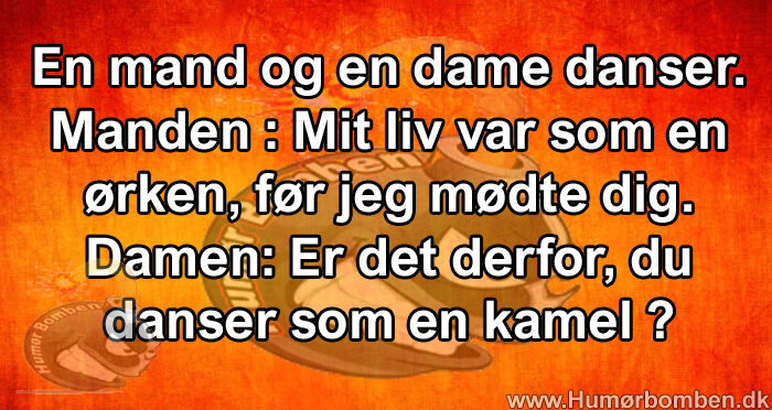 En mand og en dame danser