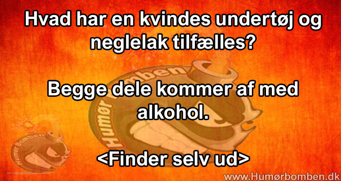 Hvad har en kvindes undertøj og neglelak tilfælles