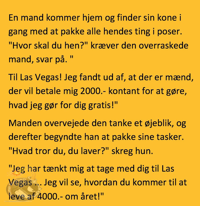 Konen rejser til Las Vegas